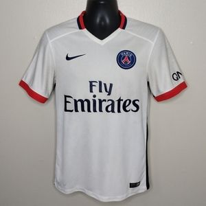 Nike Paris Saint Germain PSG Men Small Jersey 2015 White PLEASE READ